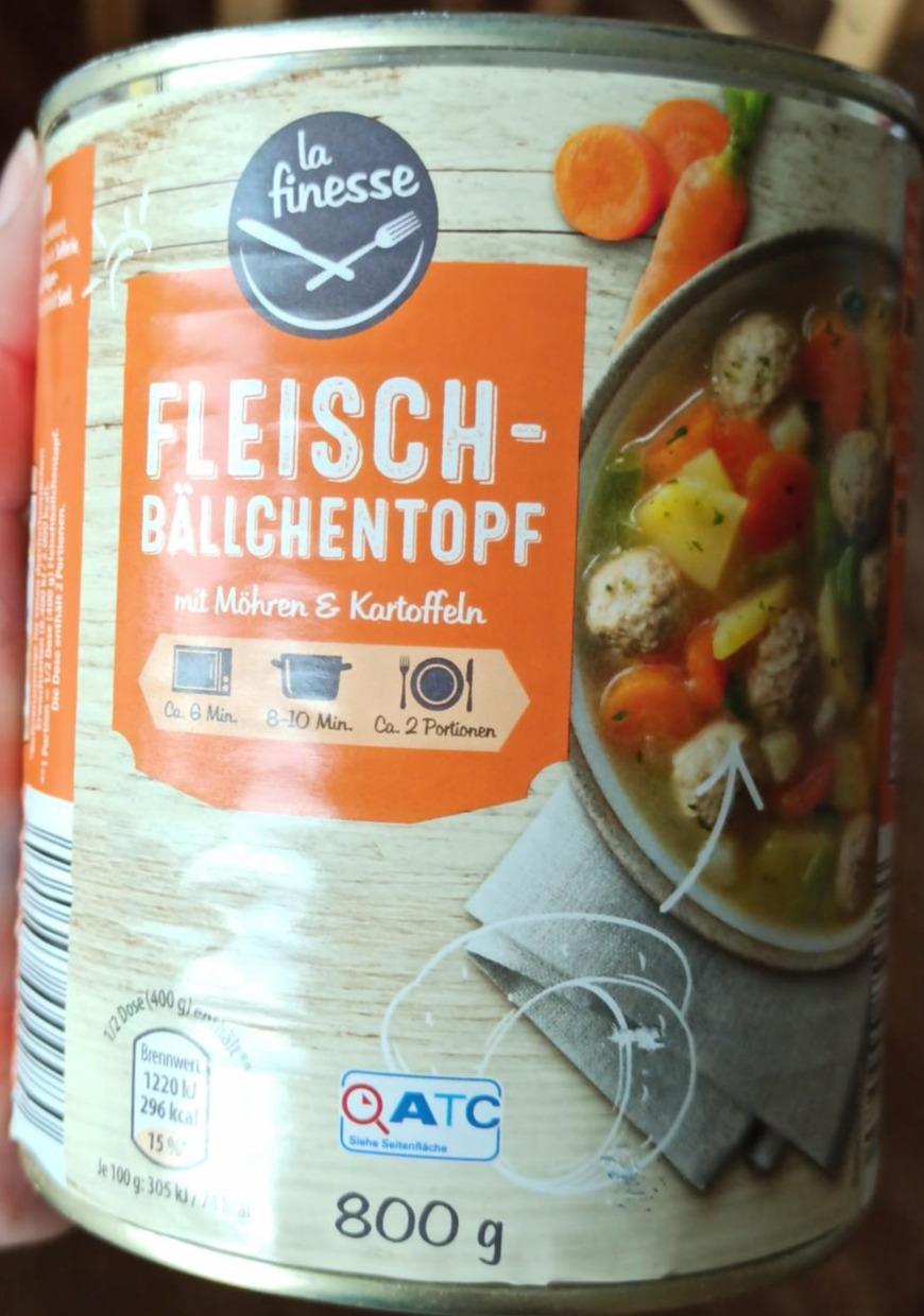 Fotografie - Fleisch Bällchentopf mit Möhren & Kartoffeln La Finesse