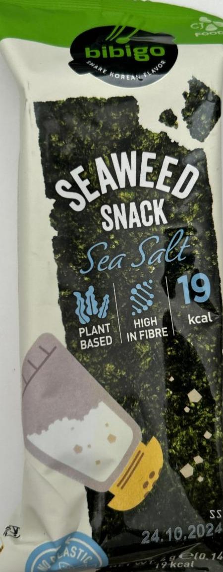 Fotografie - Seaweed snack Sea salt Bibigo
