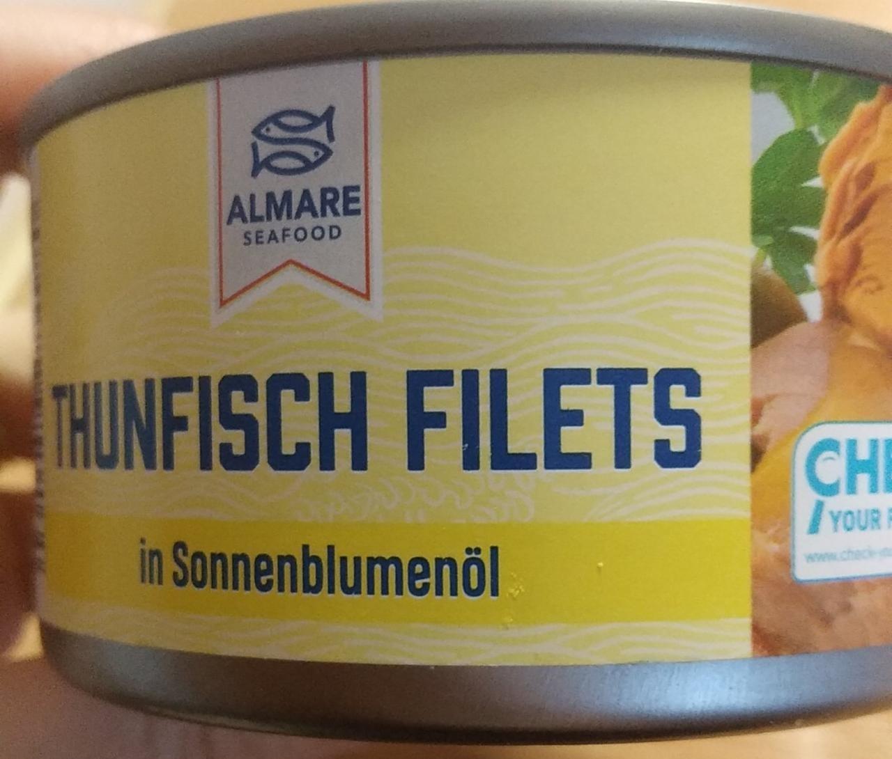 Fotografie - Thunfisch Filets in Sonnenblumenöl Almare Seafood