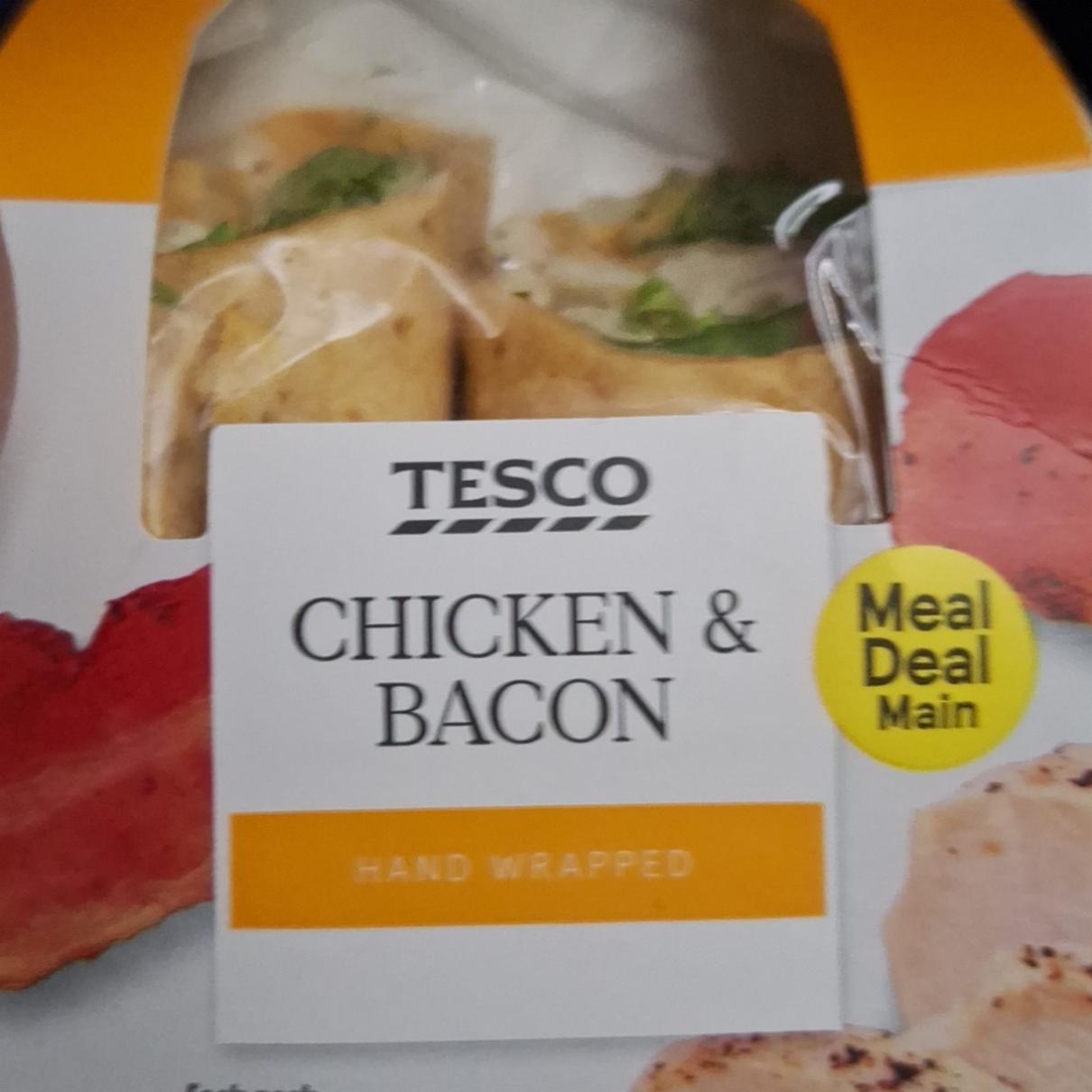 Fotografie - Chicken & Bacon hand wrapped Tesco