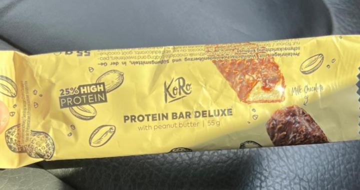Fotografie - Protein Bar Deluxe with peanut butter KoRo