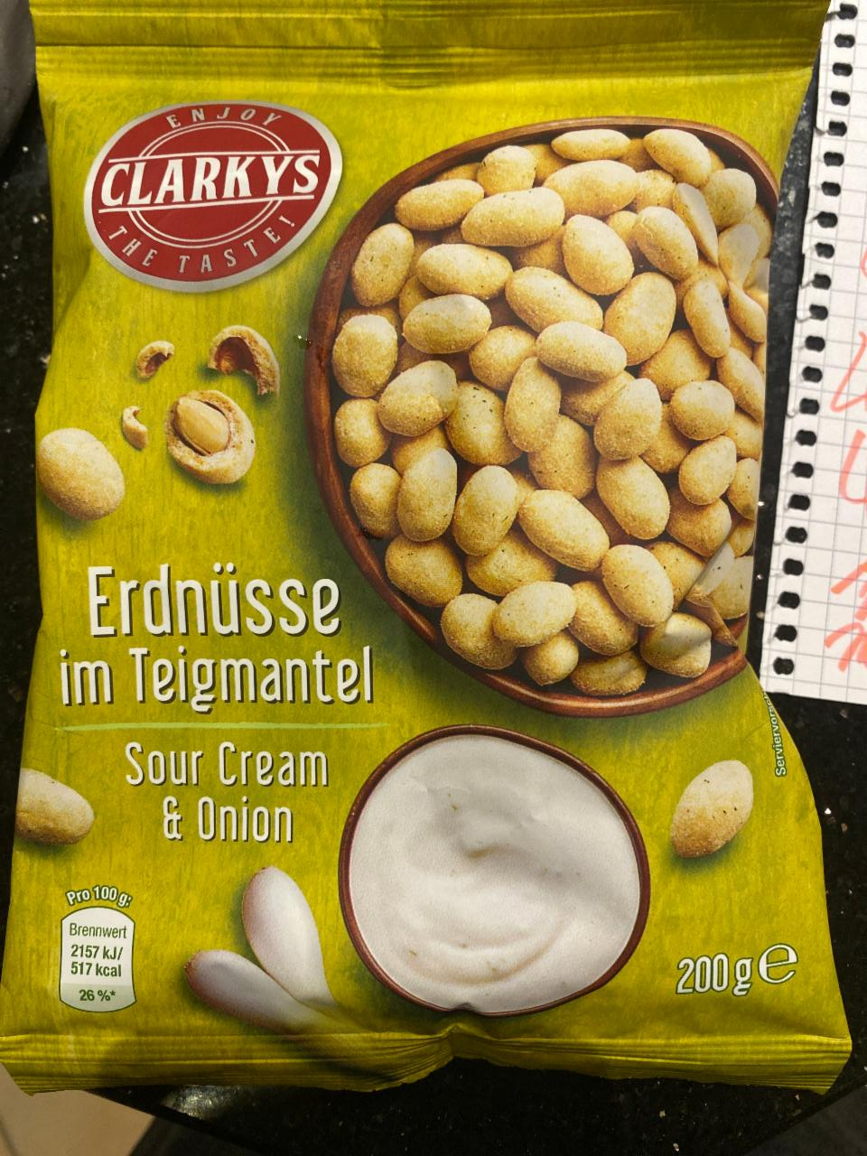 Fotografie - Erdnüsse im Teigmantel Sour Cream & Onion Clarkys