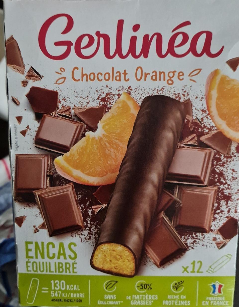 Fotografie - Barres chocolat orange Gerlinéa