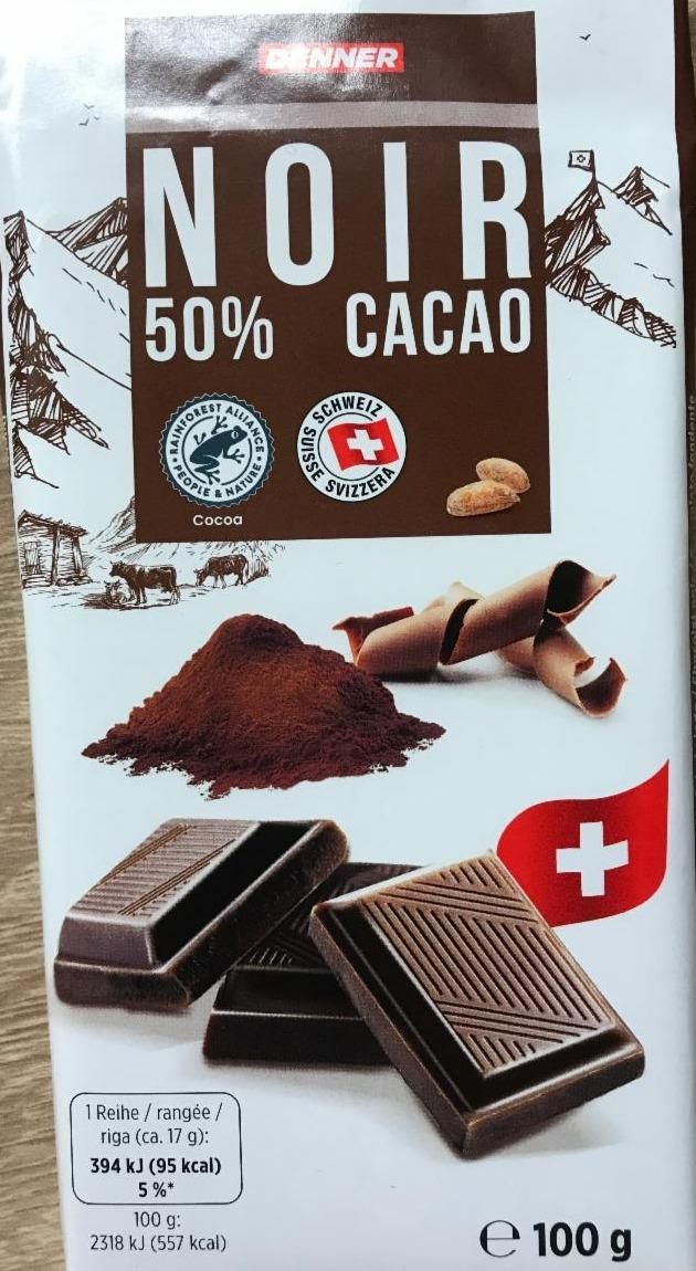 Fotografie - Noir 50% Cacao Denner