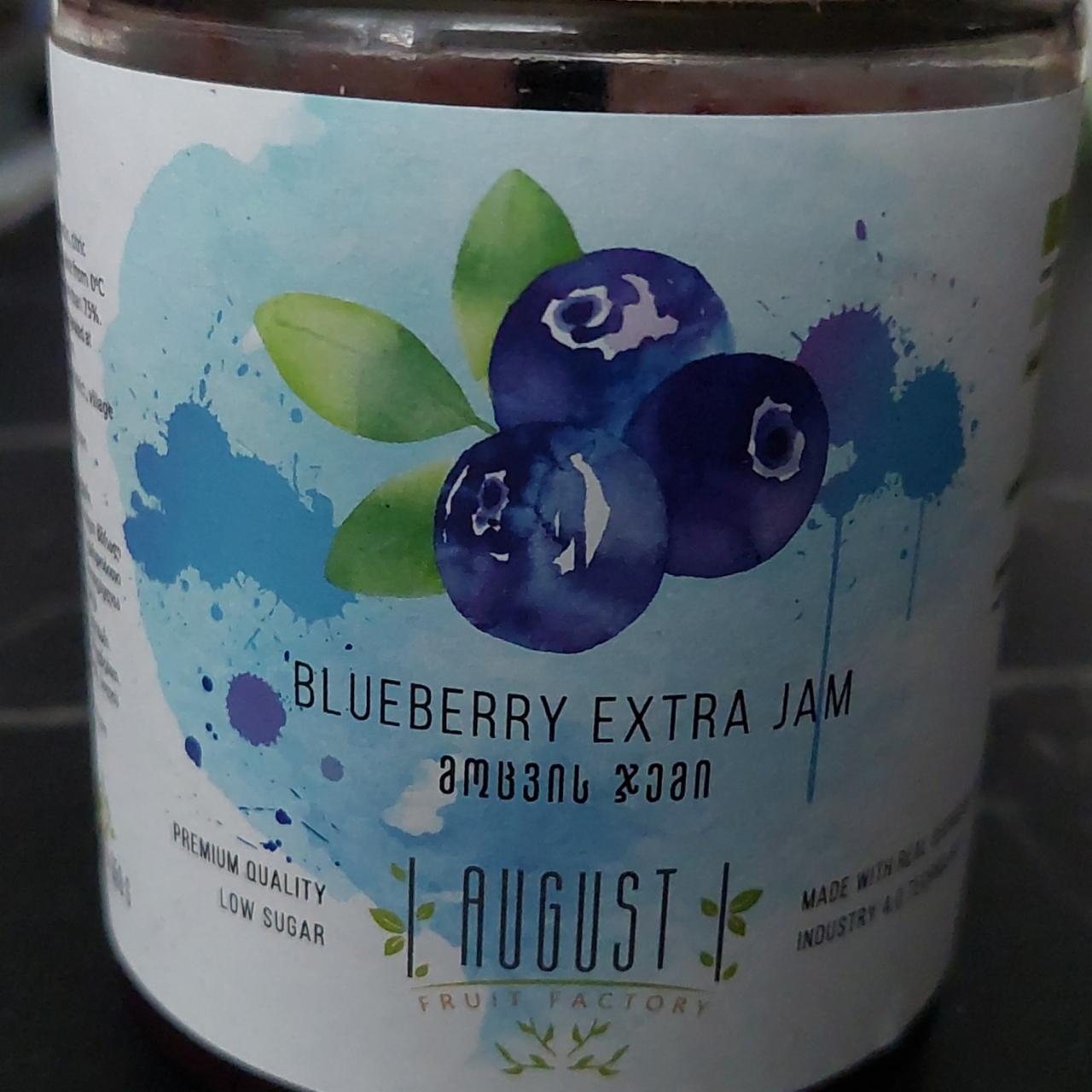 Fotografie - Blueberry Extra Jam August Fruit Factory