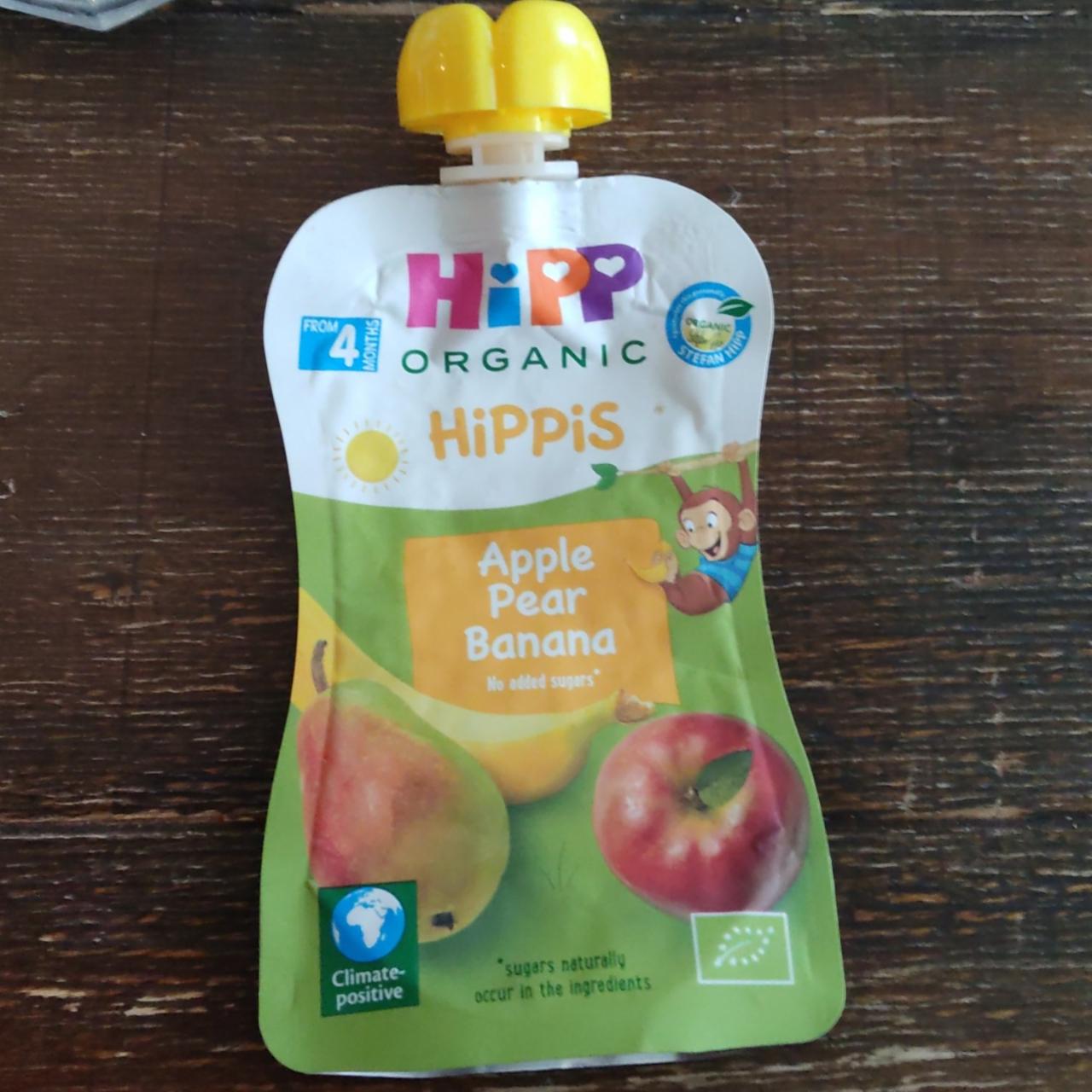 Fotografie - Hipp bio ovoce 100% jablko,hruška,banán