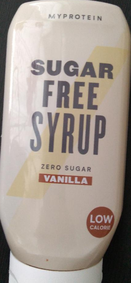 Fotografie - Sugar free syrup zero sugar vanilla Myprotein