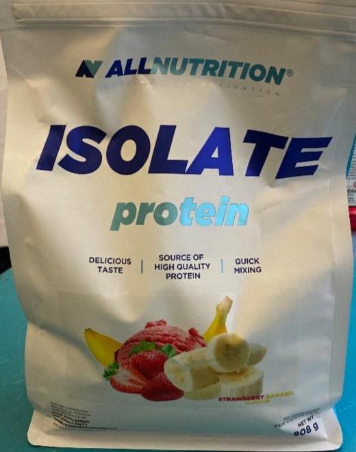 Fotografie - Isolate Protein Strawberry Banana AllNutrition
