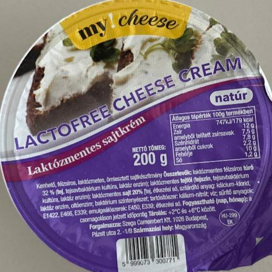 Fotografie - Lactofree cheese cream My cheese
