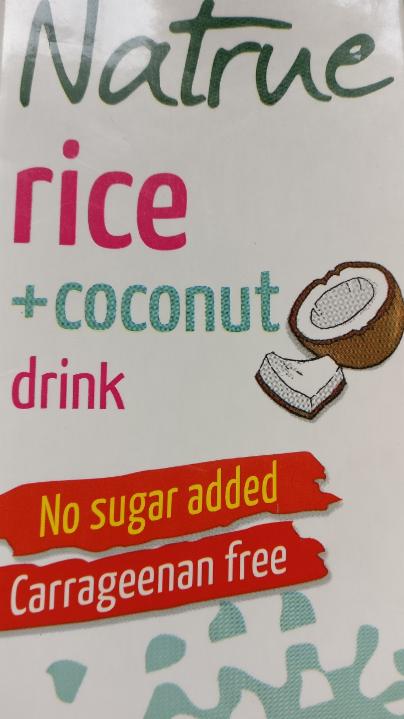 Fotografie - Nature rice + coconut drink