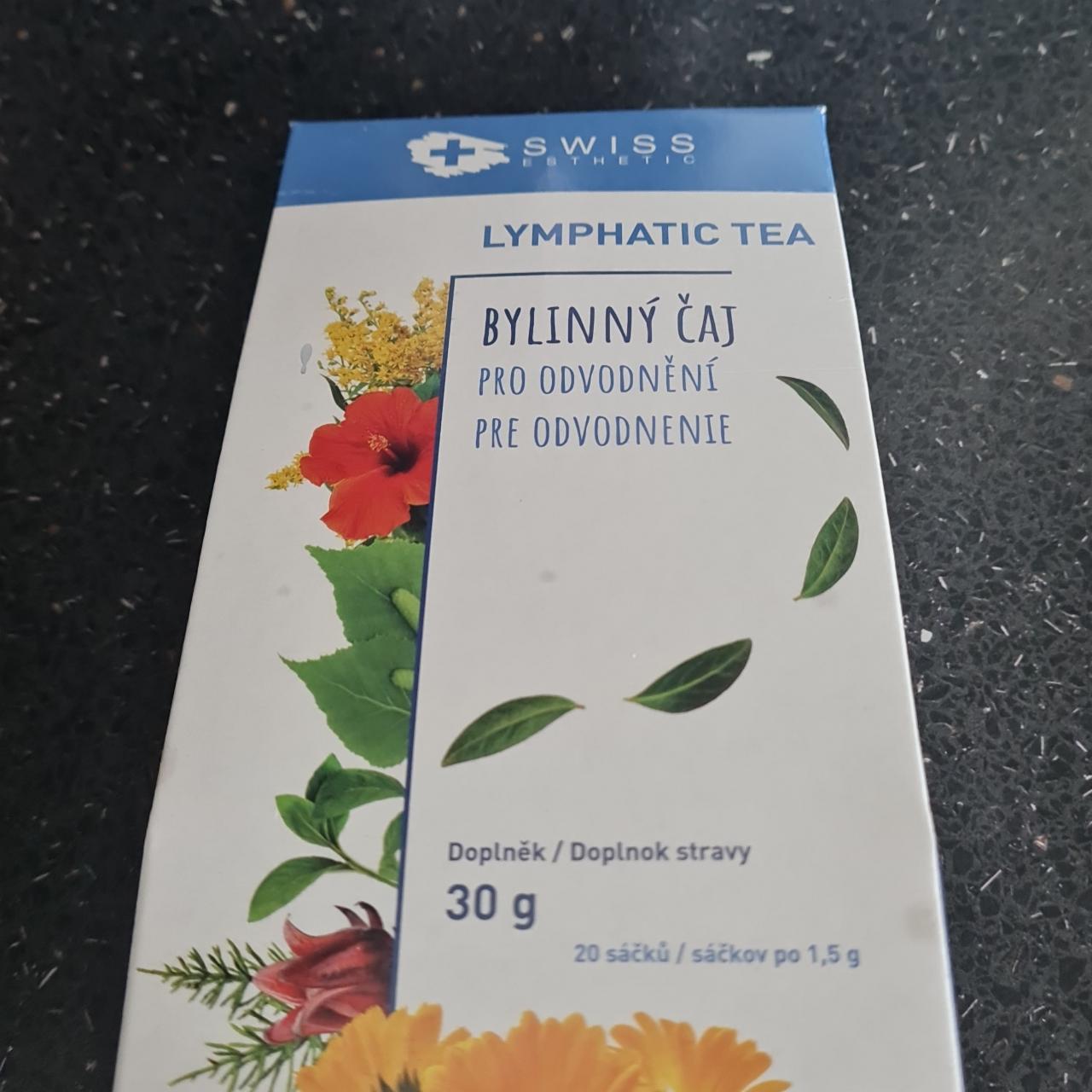 Fotografie - Lymphatic tea bylinný čaj pro odvodnění Swiss esthetic