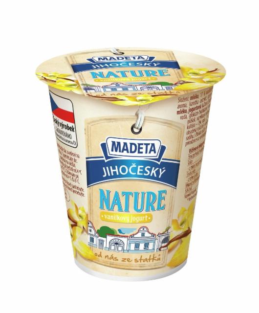 Fotografie - Jihočeský Nature vanilkový jogurt 2,6 % Madeta