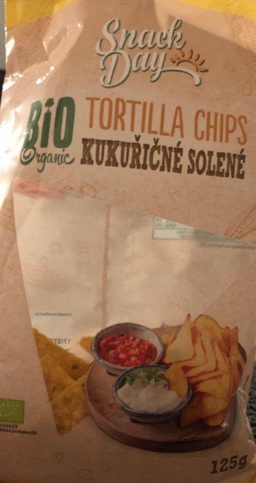Fotografie - Bio tortilla chips Snack Day