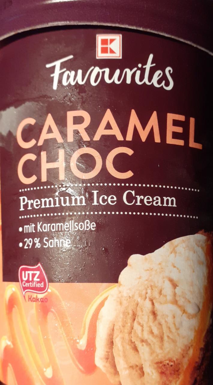 Fotografie - Caramel choc premium ice cream K-Favourites