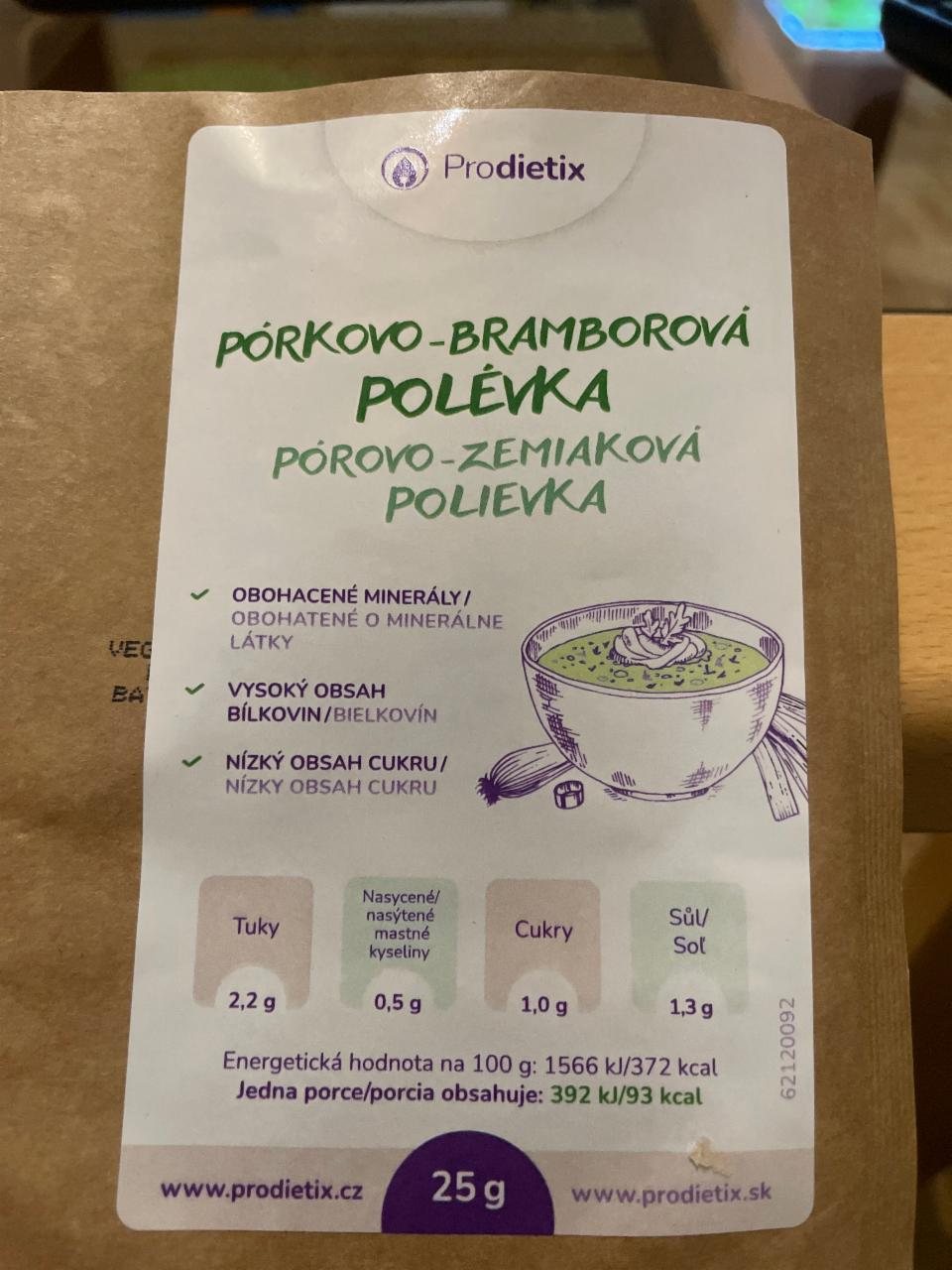 Fotografie - Pórkovo-bramborová polévka Prodietix