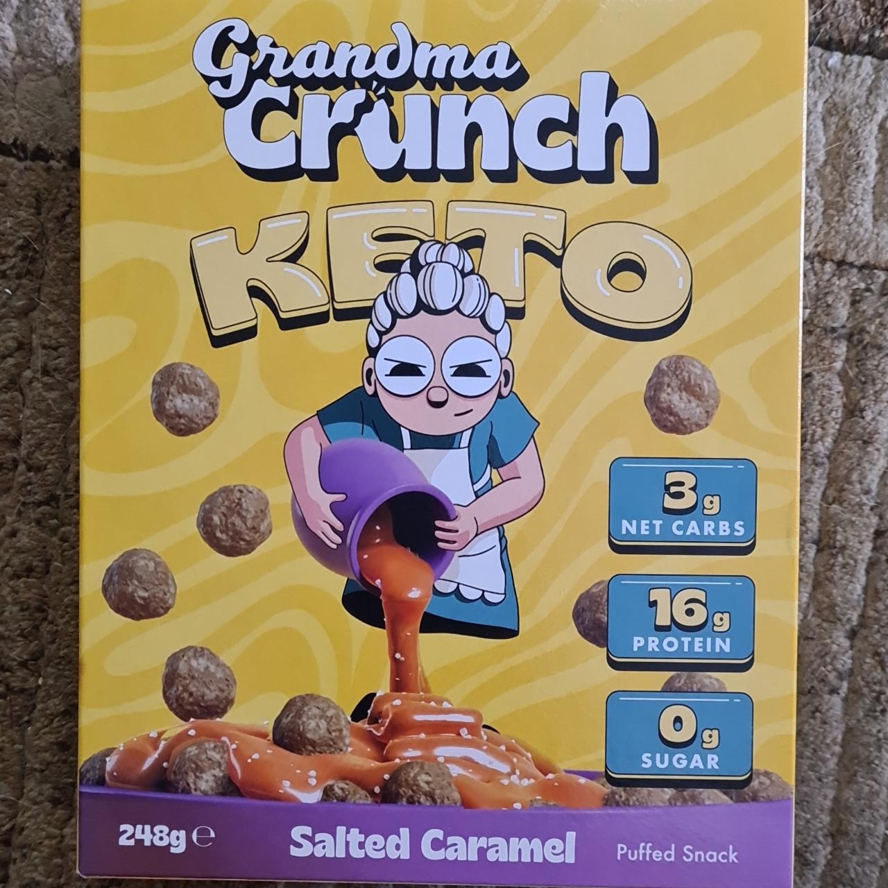 Fotografie - Keto Salted Caramel Grandma Crunch