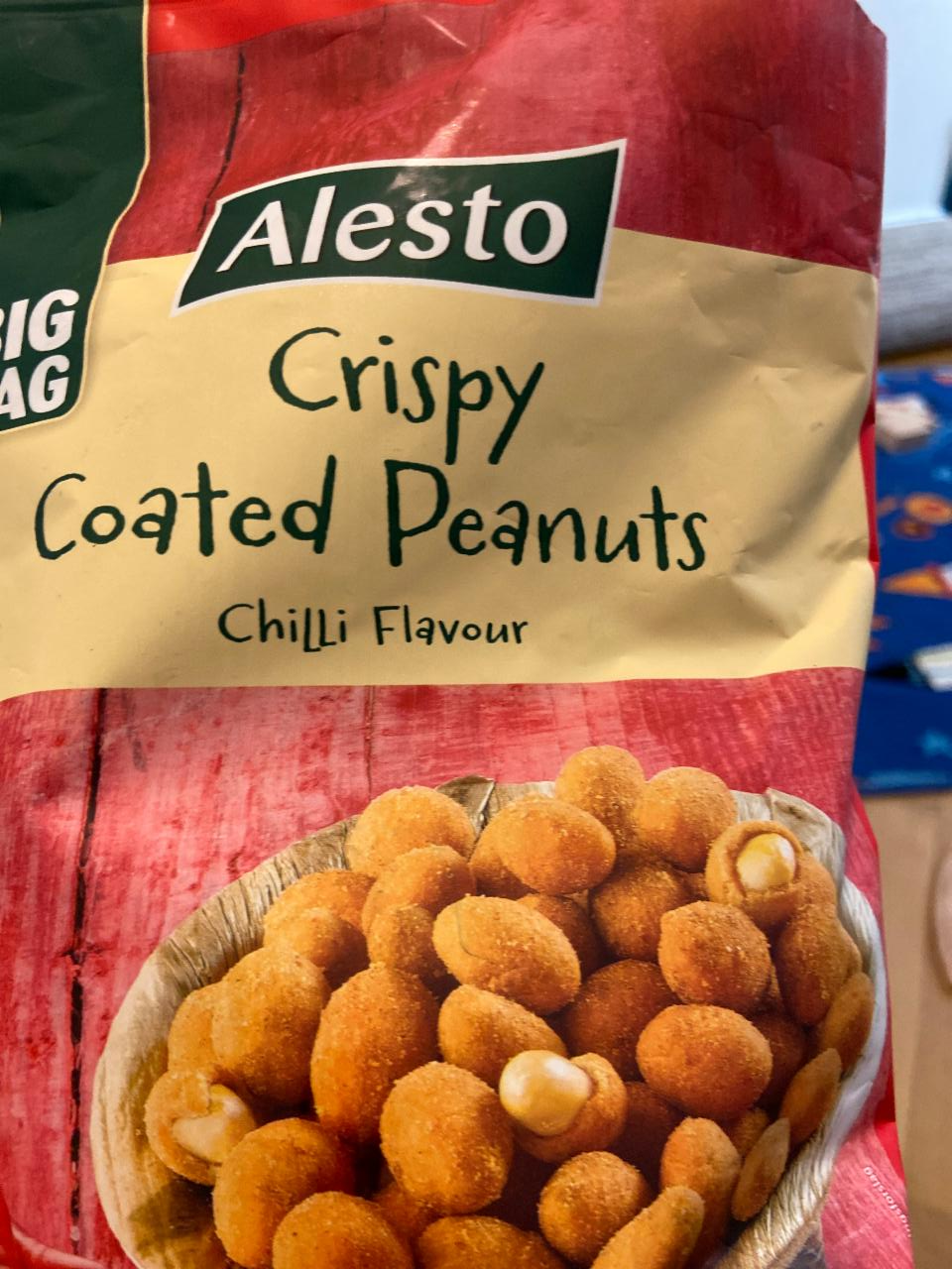 Fotografie - Crispy Coated Peanuts Chilli Flavour Alesto