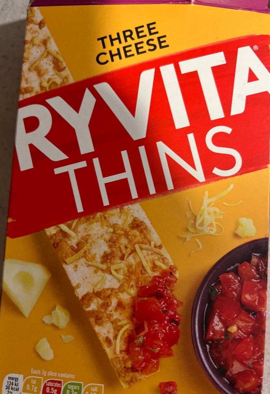Fotografie - Three cheese Ryvita thins