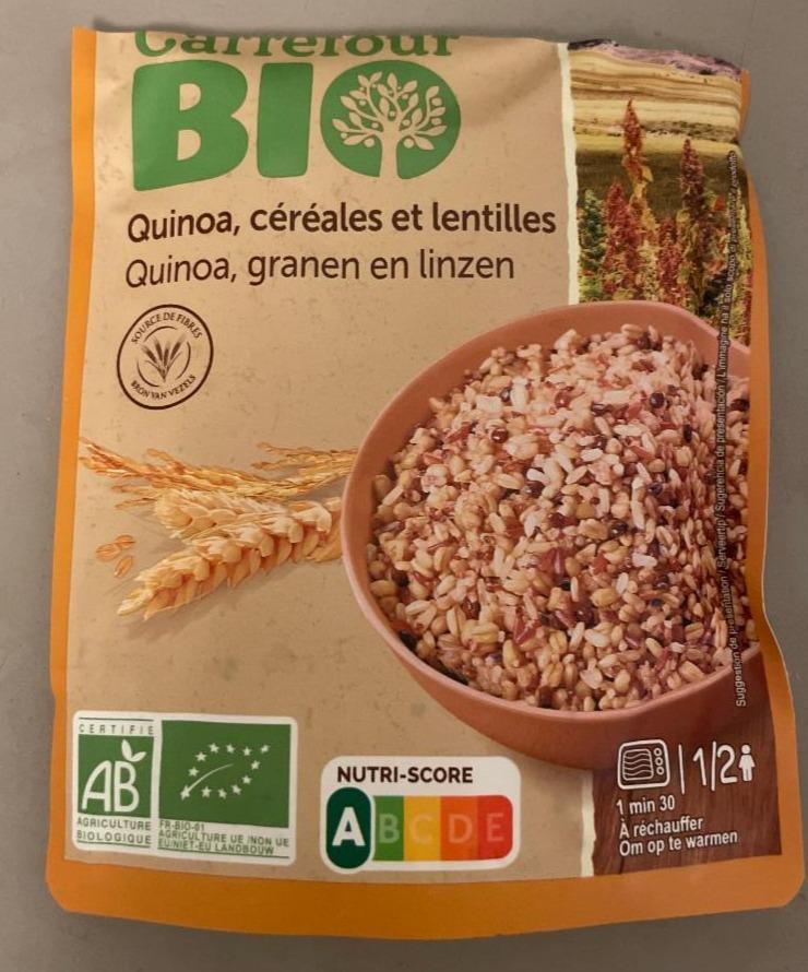 Fotografie - Quinoa, céréales et lentilles Carrefour Bio