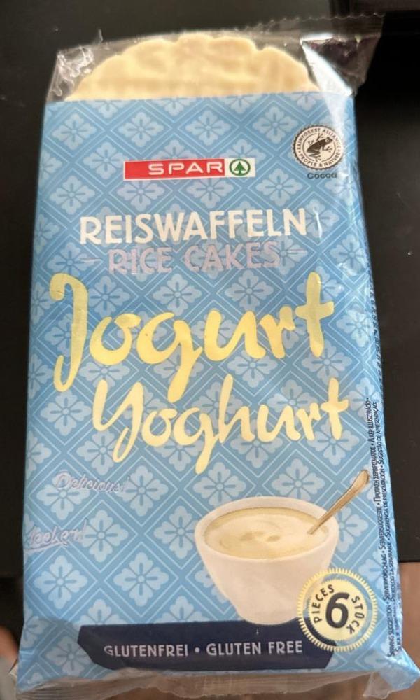 Fotografie - Reiswaffeln jogurt SPAR