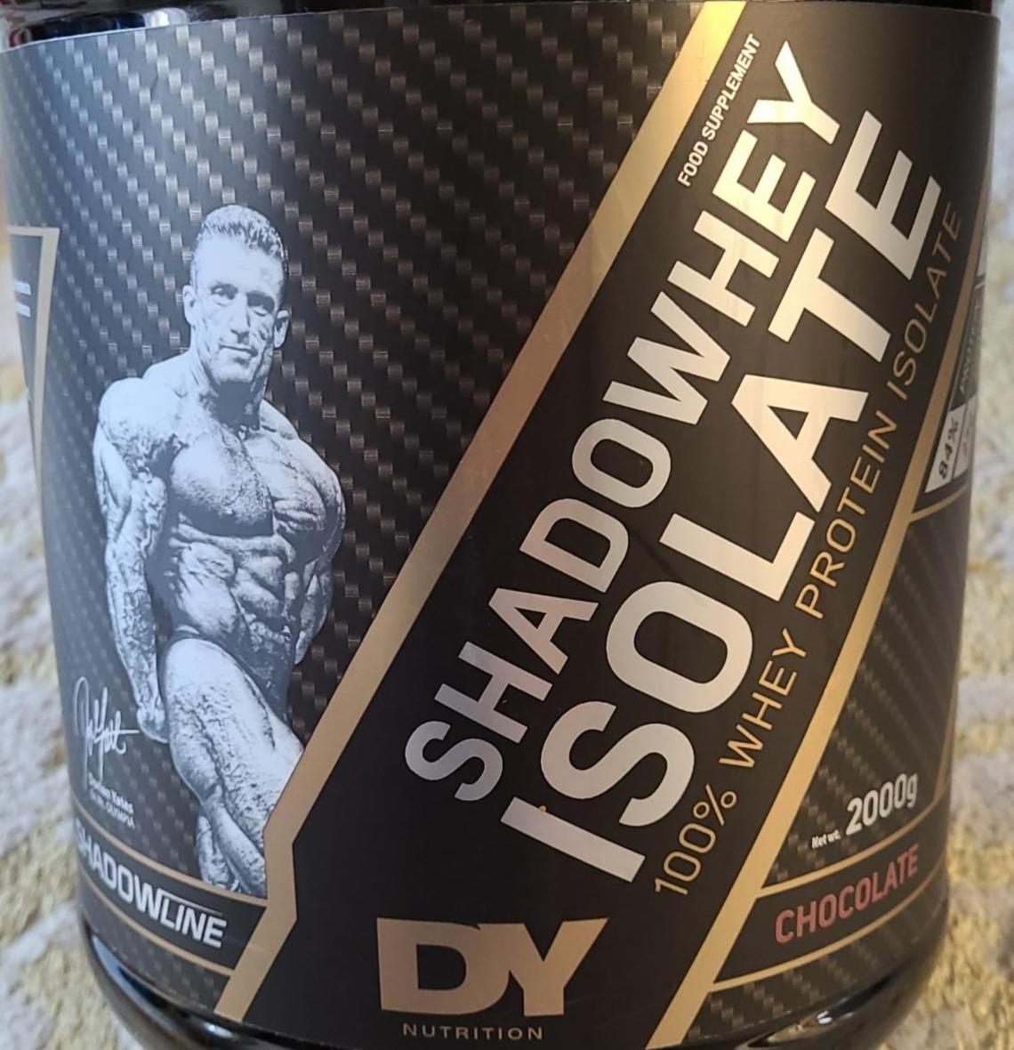 Fotografie - Shadowhey protein Isolate Chocolate DY Nutrition