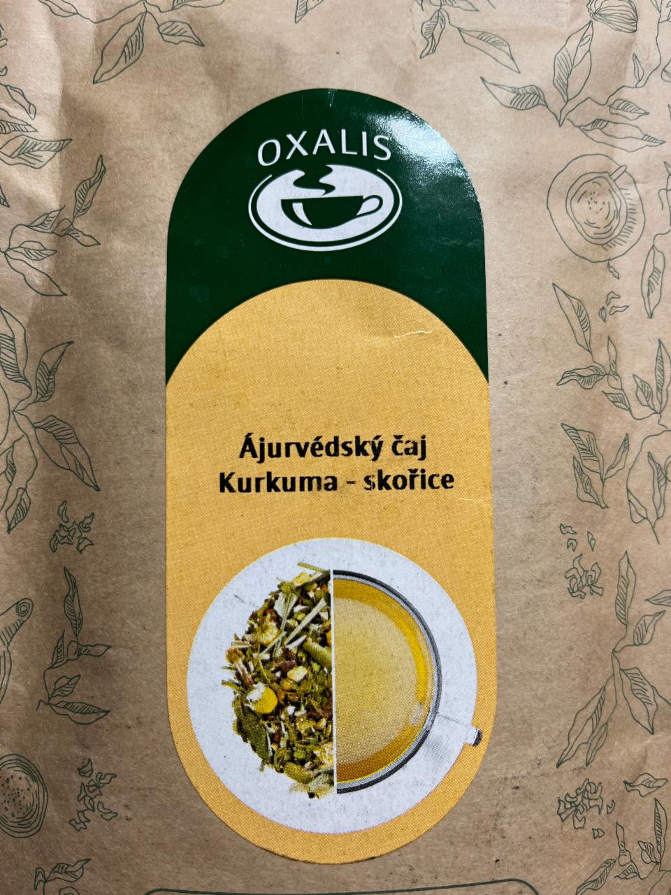 Fotografie - Ájurvédský čaj Kurkuma - skořice Oxalis