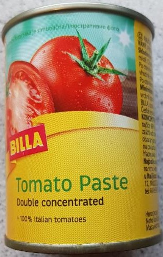 Fotografie - Tomato Paste double concentrated Billa