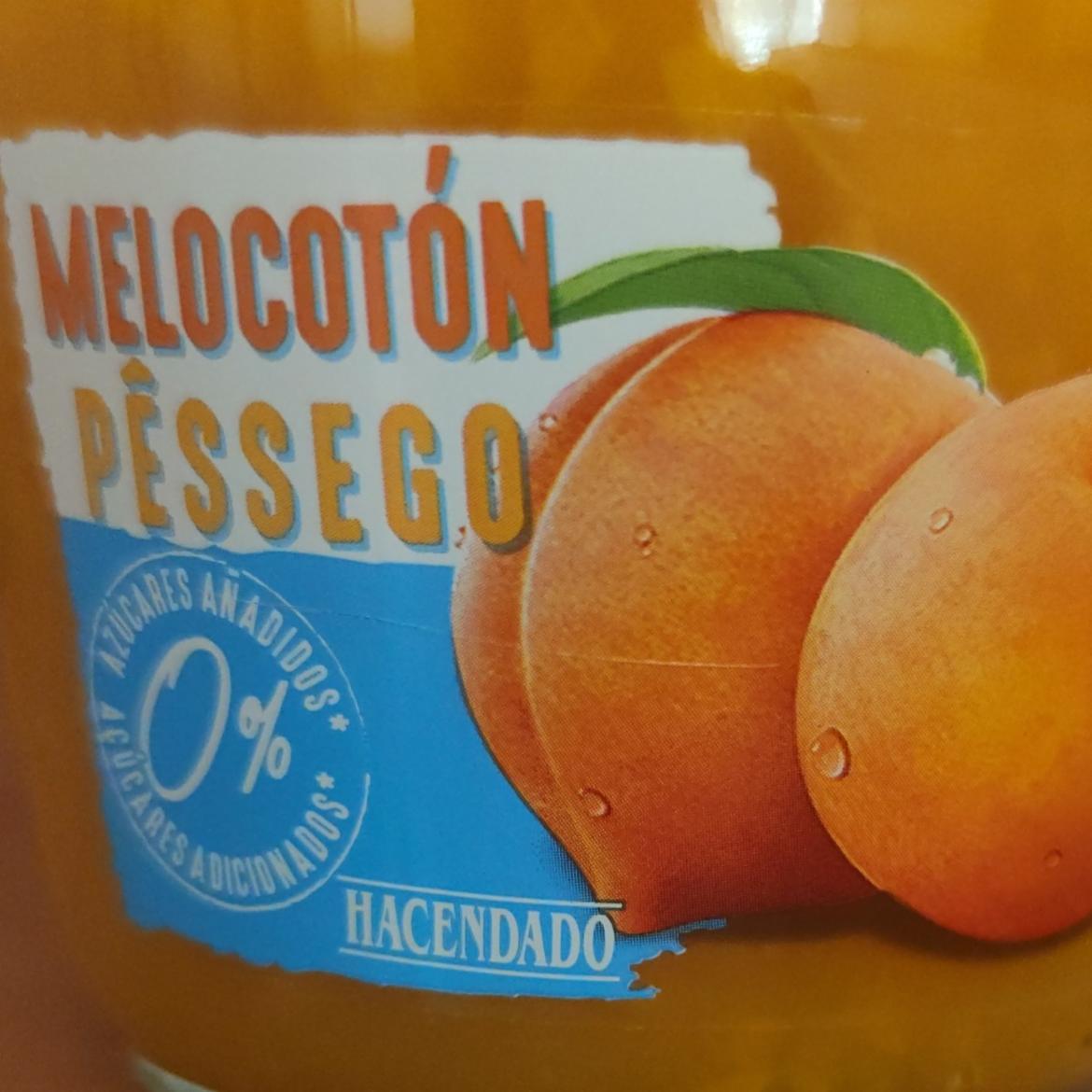 Fotografie - Melocotón Pêssego 0% Azúcares Añadidos Hacendado