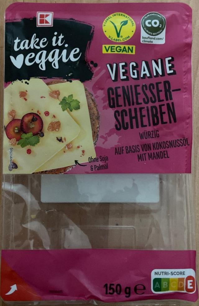 Fotografie - Vegane Geniesserscheiben würzig auf basis von kokosnussöl mit mandel K-take it veggie