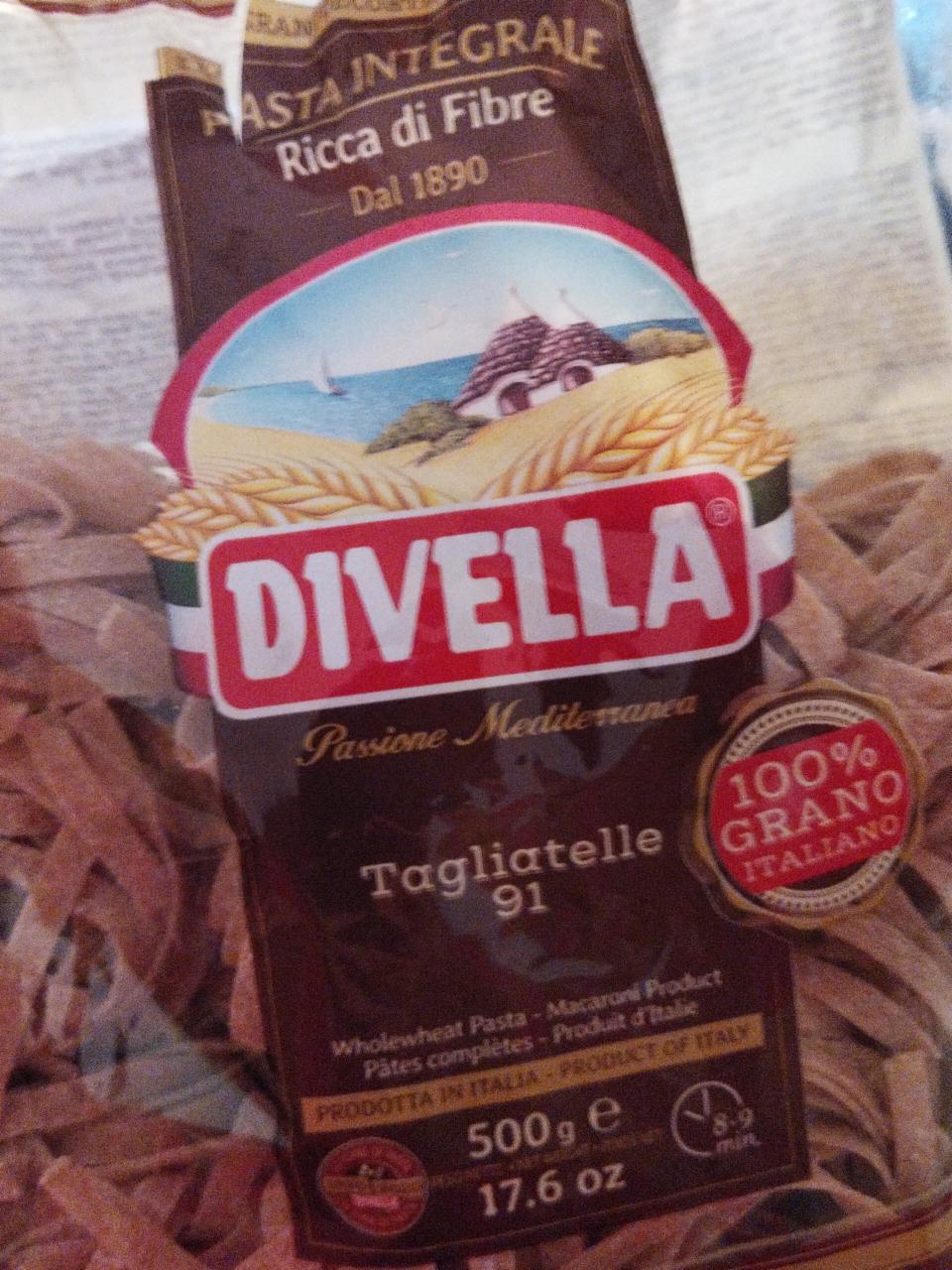 Fotografie - Pasta Integrale Tagliatelle 91 Divella