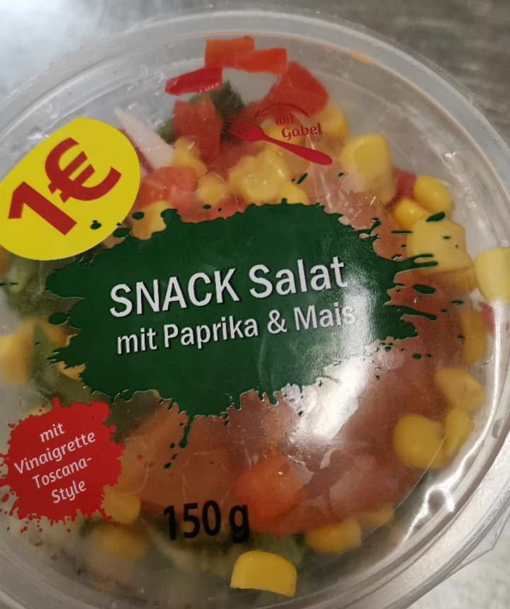 Fotografie - Snack Salat mit Paprika & Mais Lidl