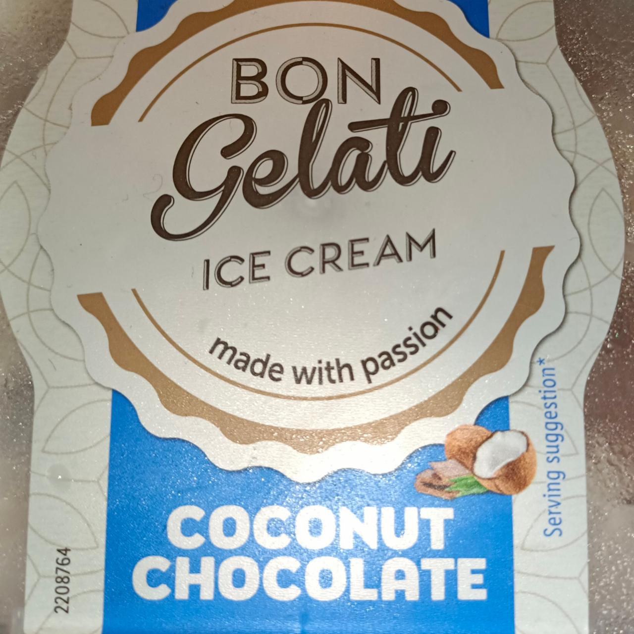 Fotografie - coconut chocolate Bon Gelati