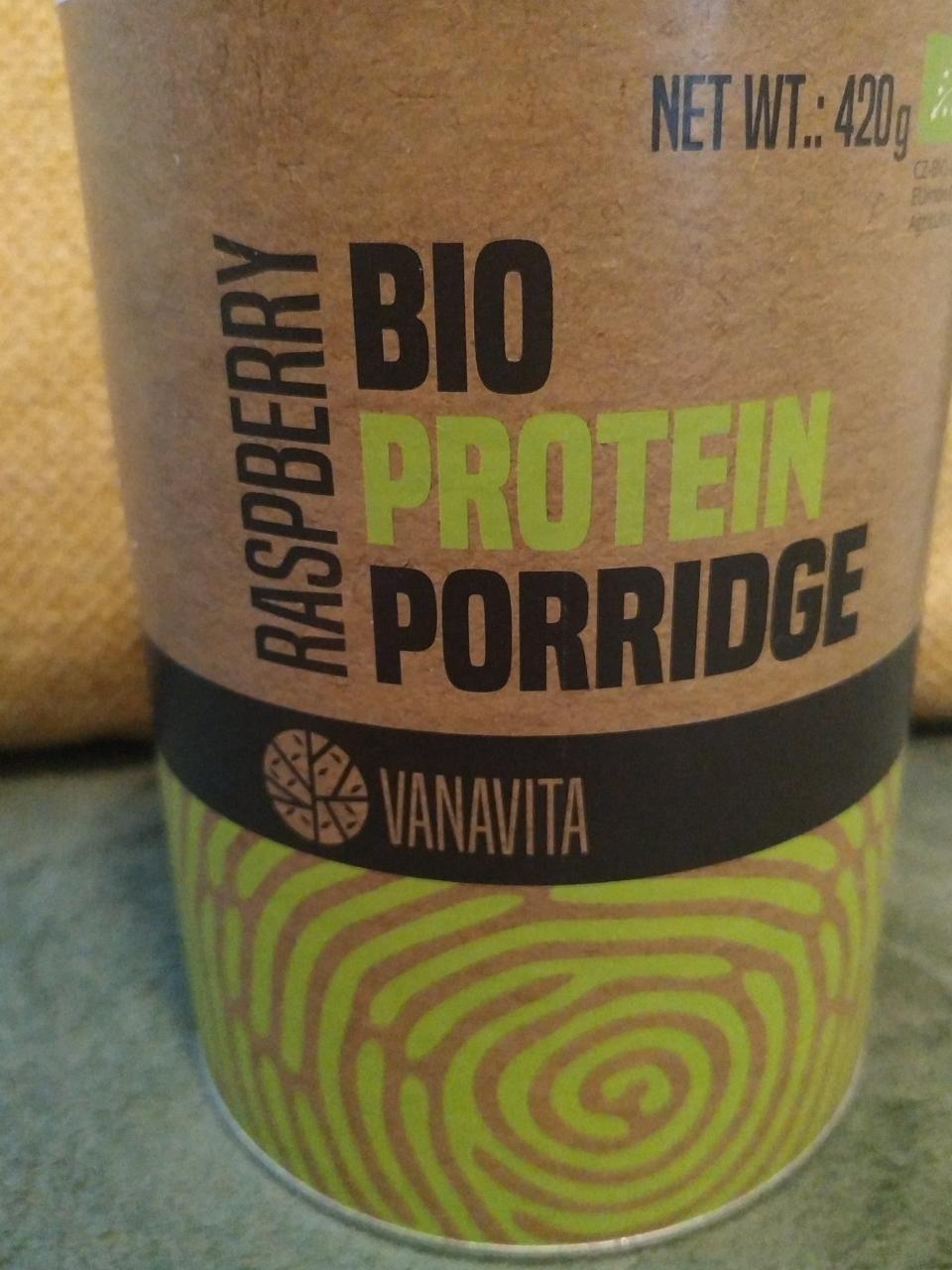 Fotografie - Bio Protein Porridge Raspberry VanaVita