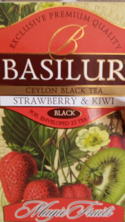 Fotografie - Ceylon Black Tea Strawberry & Kiwi Basilur