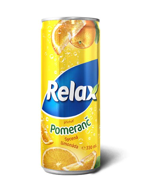 Fotografie - Sycená limonáda příchuť Pomeranč Relax