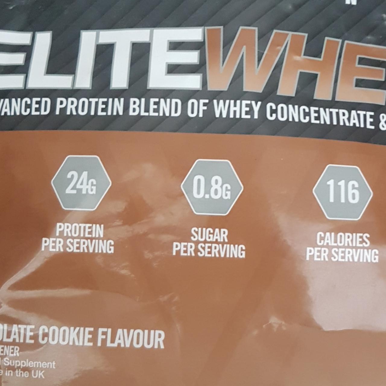 Fotografie - Elite Whey Chocolate Cookie flavour Vow Nutrition