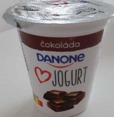 Fotografie - jogurt čokoláda Danone