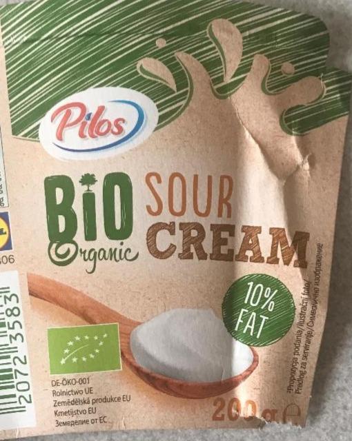Fotografie - Bio Organic Sour Cream 10% fat Pilos