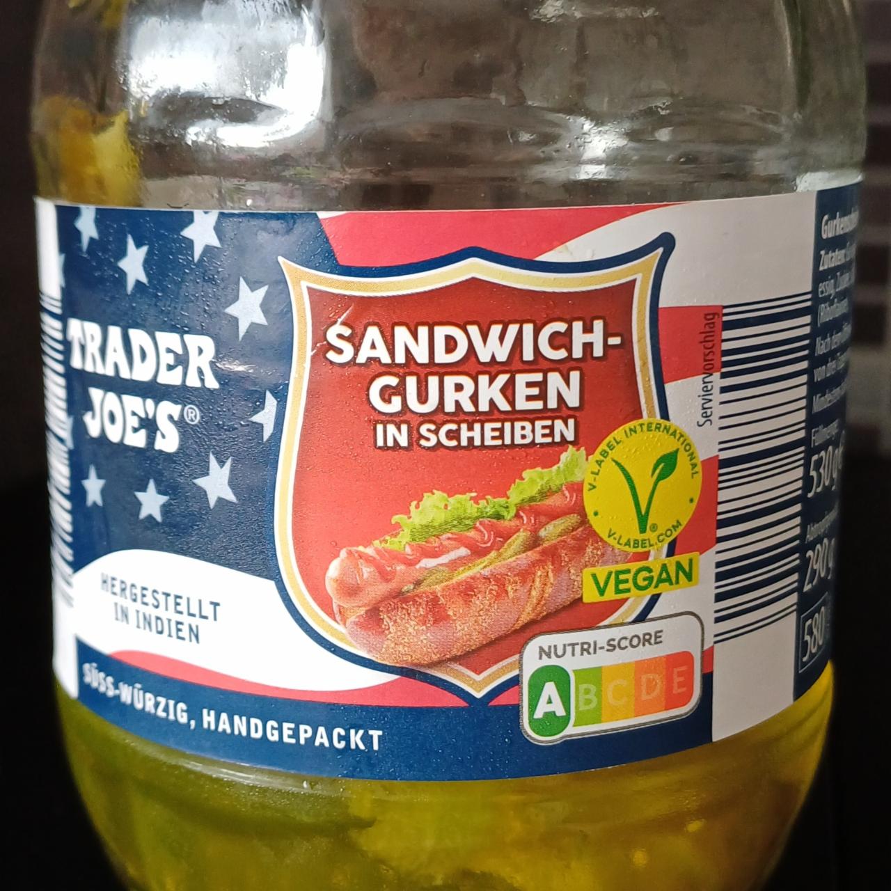 Fotografie - Sandwich-Gurken in Scheiben Trader Joe's