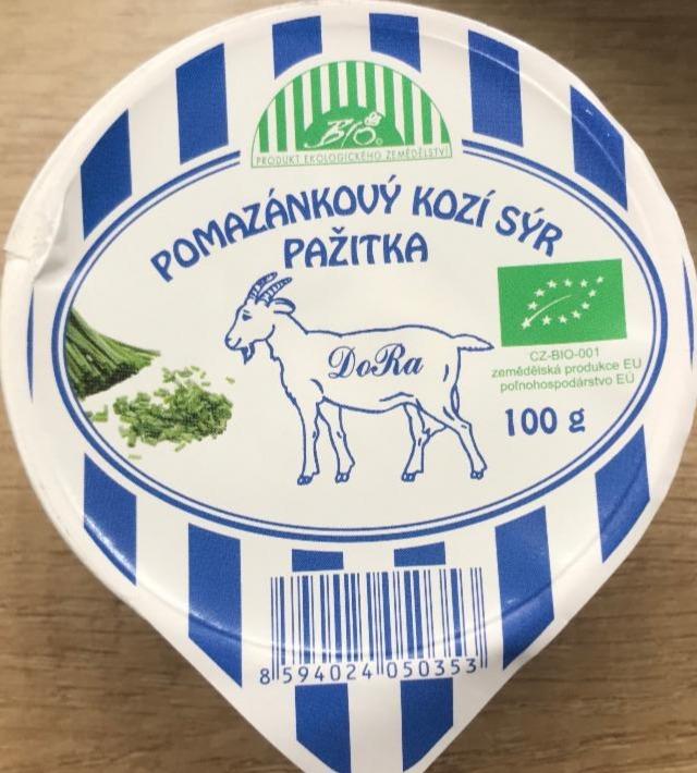 Fotografie - Pomazánkový kozí sýr pažitka DoRa