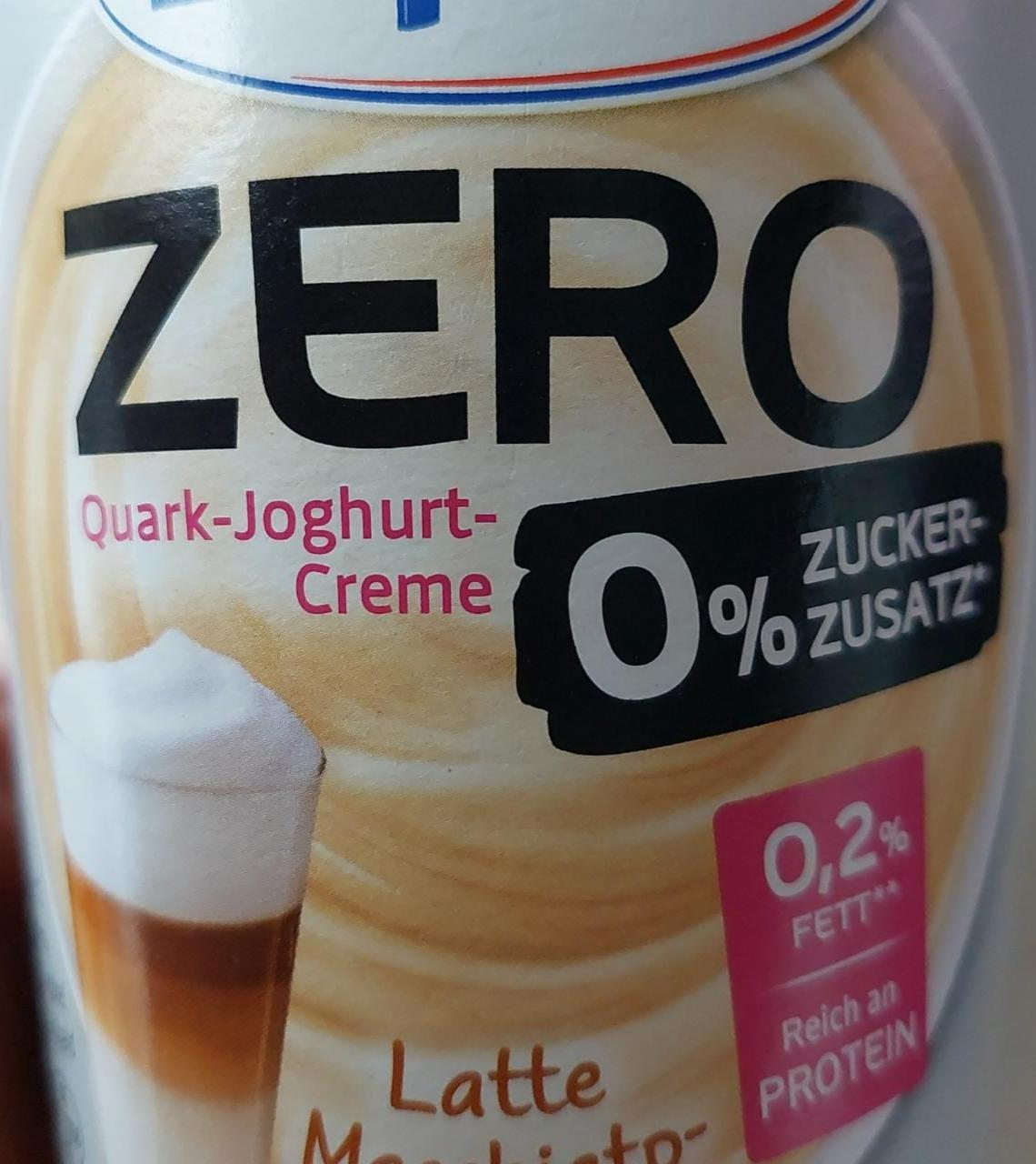 Fotografie - Zero Quark-Joghurt-Creme Latte Macchiato Exquisa