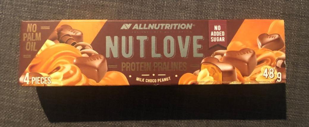 Fotografie - nutlove milk choco peanut Allnutrition
