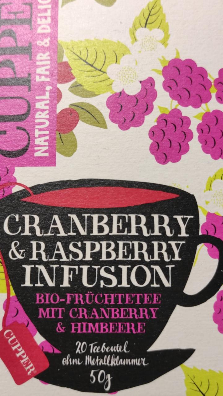 Fotografie - cranberry & raspberry tea