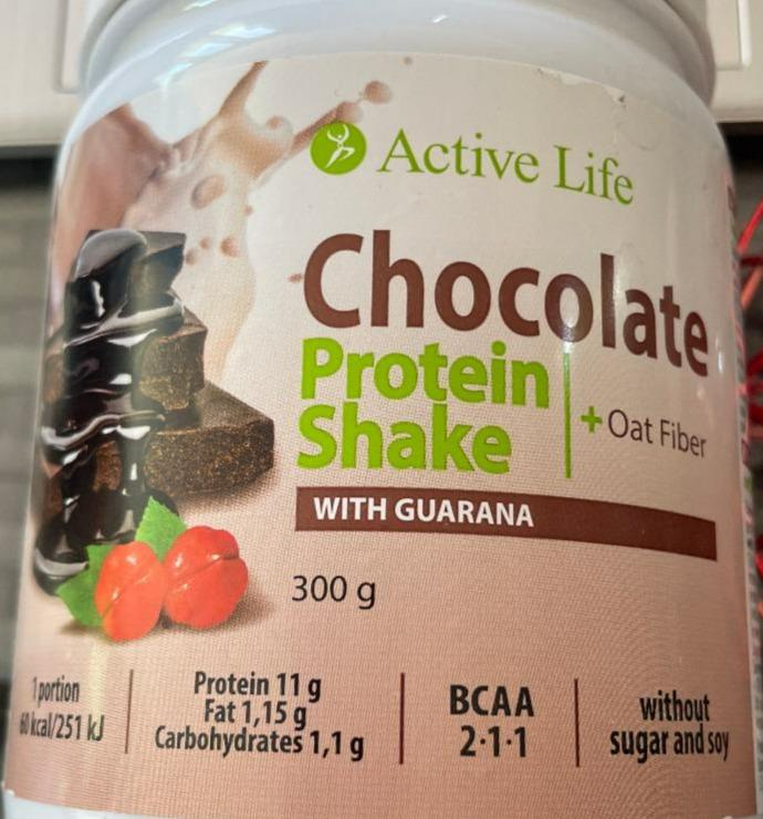 Fotografie - Protein Shake Chocolate with Guarana Active Life