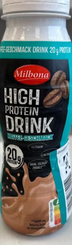 Fotografie - High protein drink kaffee geschmack Milbona