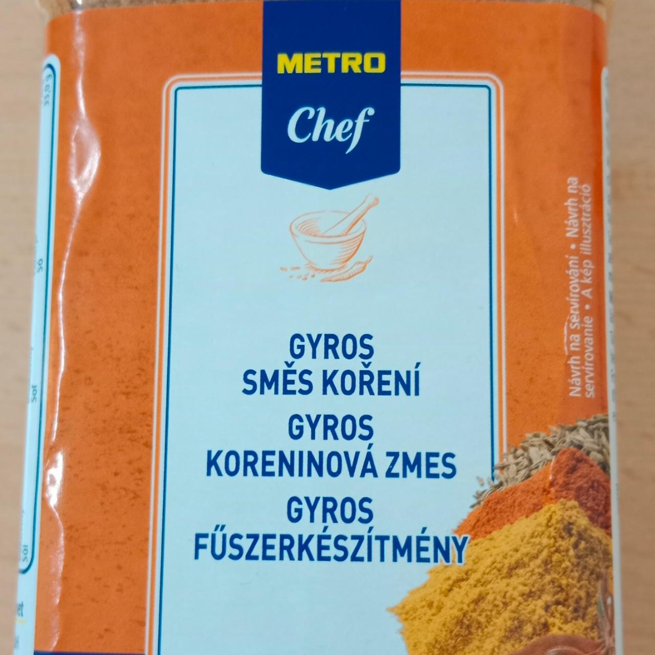 Fotografie - Gyros Směs Koření Metro Chef