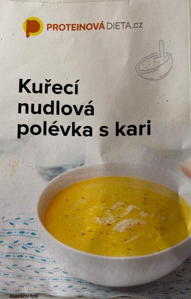 Fotografie - Kuřecí nudlová polévka s kari ProteinováDieta.cz