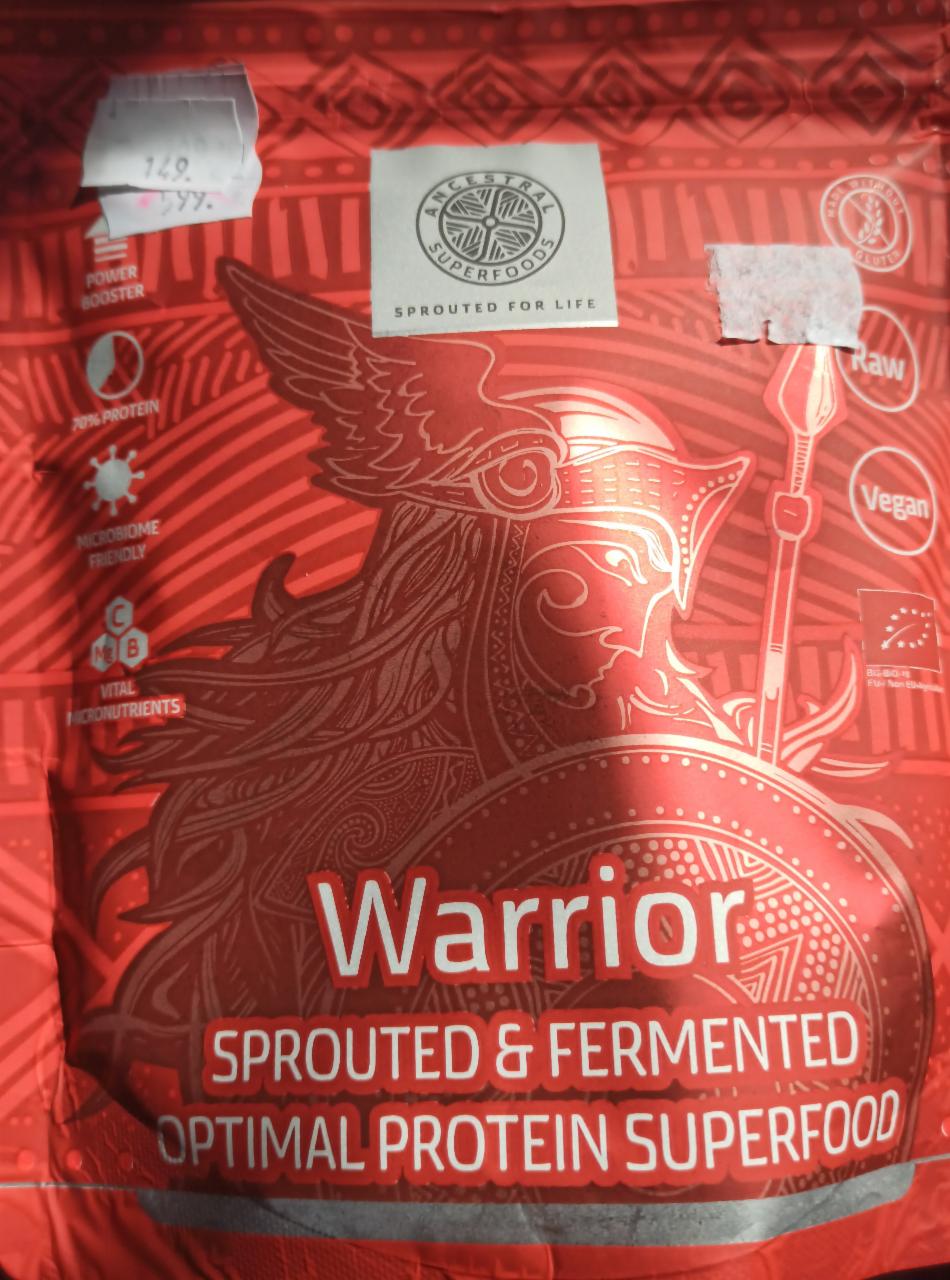 Fotografie - Sprouted & Fermented Optimal protein superfood Warrior