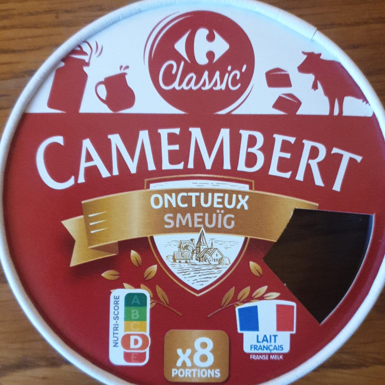 Fotografie - Camembert Onctueux smeuïg Carrefour Classic