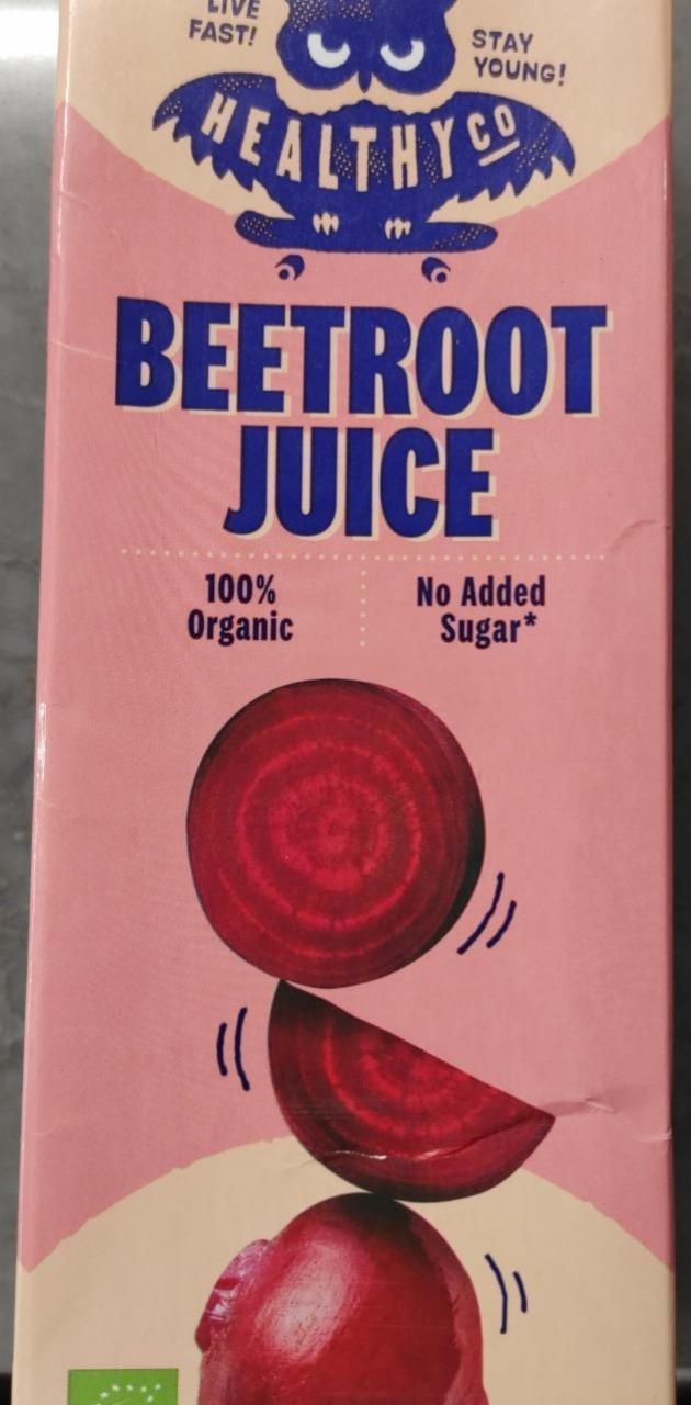 Fotografie - Beetroot juice 100% organic HealthyCo